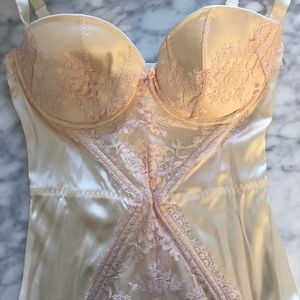Agent Provocateur Abbey Basque Corset Ivory Cream